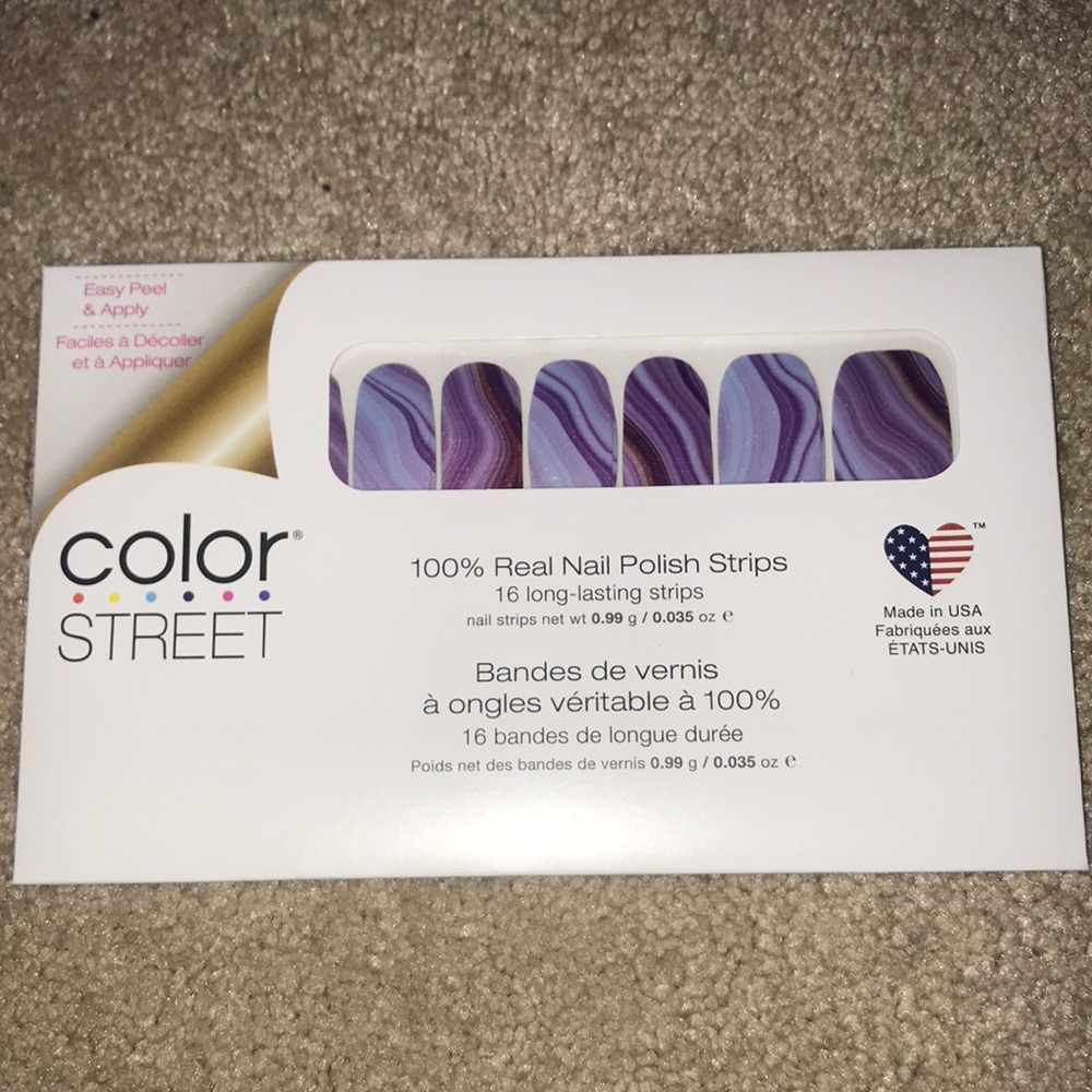 Retired Color street Ultraviolet Agate